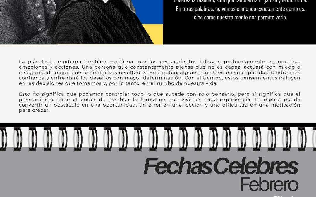 Boletin Febrero- Pensar Mejor, Vivir Mejor